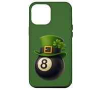Custodia per iPhone 12 Pro Max Lucky Eight 8 Ball Shirt with Shamrock and Four Leaf Clover