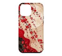 Custodia per iPhone 12 Pro Max Luna Dietro I Fiori Di Ciliegio Cascata