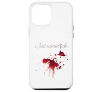 Custodia per iPhone 12 Pro Max macchia rossa con marmellata umorismo shock mamma