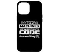 Custodia per iPhone 12 Pro Max Machines created Code. So we can Debug! Vintage, Retro, Fun