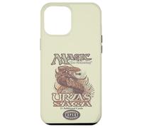 Custodia per iPhone 12 Pro Max Magic: The Gathering Iconic Urza's Saga Retro Logo