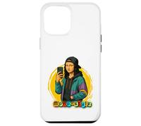 Custodia per iPhone 12 Pro Max maglia mona lisa style design