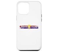 Custodia per iPhone 12 Pro Max Maglietta genoa gente di mare, cuori rossoblu zena grifone