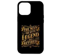 Custodia per iPhone 12 Pro Max Man The Myth Legend ha ritirato il veterano della pensione