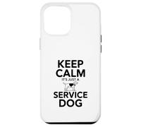 Custodia per iPhone 12 Pro Max Mantieni la calma, è solo un umorismo da cane da servizio