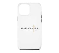 Custodia per iPhone 12 Pro Max Maranatha citazione greca vieni signore gesù