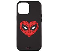 Custodia per iPhone 12 Pro Max Marvel Spider-Man - Maschera a forma di cuore per San Valentino anni Sessanta