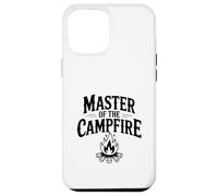 Custodia per iPhone 12 Pro Max Master of the Campfire S'mores Amante Divertente Camping