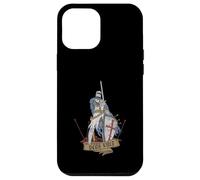 Custodia per iPhone 12 Pro Max Medievale Guerriero Santo Cavaliere Templare Deus Vult Vintage