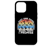 Custodia per iPhone 12 Pro Max Megalodon Fossil Teeth Just One More Shark Tooth Geologist