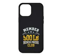 Custodia per iPhone 12 Pro Max Member - Panca da 226,8 kg, per palestra, sollevamento pesi, grafica PR
