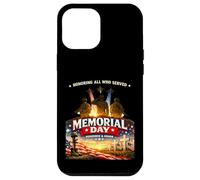 Custodia per iPhone 12 Pro Max Memorial Day in onore di tutti coloro che hanno servito gli Stati Uniti patri