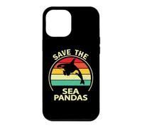 Custodia per iPhone 12 Pro Max Mens Womens Killer Whale Save The Sea Pandas Orca Lover