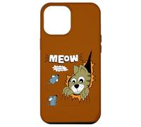 Custodia per iPhone 12 Pro Max Meow Finding Mouse, Cats & Mice Illustration Graphic Designs