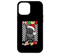 Custodia per iPhone 12 Pro Max Meowy And Bright Tonkinese Cat Christmas Groovy Cats Lovers
