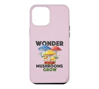 Custodia per iPhone 12 Pro Max Mi chiedo dove i funghi crescono foraggiamento amante delle vibrazioni della foresta