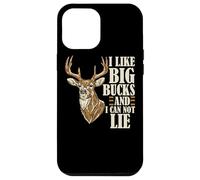 Custodia per iPhone 12 Pro Max Mi piacciono i Big Bucks e non posso mentire Buck Caccia
