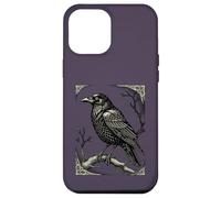 Custodia per iPhone 12 Pro Max Midnight Guarda il trespolo dei corvi