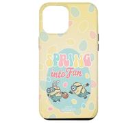 Custodia per iPhone 12 Pro Max Minions Easter Spring Into Fun
