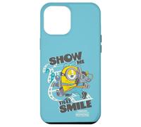 Custodia per iPhone 12 Pro Max Minions & Monsters James Show Me That Smile