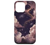 Custodia per iPhone 12 Pro Max Mistico cielo notturno grafico Pozioni incantate e celesti