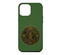 Custodia per iPhone 12 Pro Max Mitologia del bosco della foresta celtica dei druidi della quercia sacra