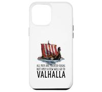 Custodia per iPhone 12 Pro Max Mitologia norrena - Gli uomini sono uguali - Viking Longship - Valhalla