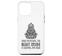 Custodia per iPhone 12 Pro Max Mitologia vichinga motivazionale - La bestia dentro - Dio Odino