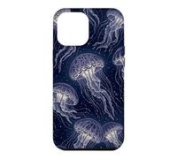 Custodia per iPhone 12 Pro Max Modello estetico delle meduse del mare profondo