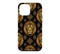 Custodia per iPhone 12 Pro Max Modello Igbo Isi Agu Testa di Leone - Patrimonio Nigeriano & Cultura