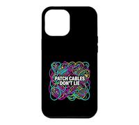Custodia per iPhone 12 Pro Max Modular Synthesizer Patch Cables Don't Lie