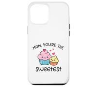 Custodia per iPhone 12 Pro Max Mom You're The Sweetest Sweetest Cute Cupcake Kawaii Design Mother