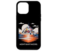 Custodia per iPhone 12 Pro Max Mont Saint Michel France Normandy Catholic Travel Lover