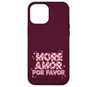 Custodia per iPhone 12 Pro Max More Amor Por Favor Romance Stars Motivo a scacchi