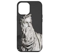 Custodia per iPhone 12 Pro Max Mosè Michelangelo Statua Rinascimentale Profeta Torah Bibbia