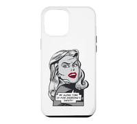 Custodia per iPhone 12 Pro Max My Alone Time Is For Everyone's Safety Sarcastica Pop Art