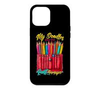 Custodia per iPhone 12 Pro Max MY DOODLES PAY THE RENT ON PAPER