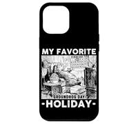 Custodia per iPhone 12 Pro Max My Favorite Holiday Groundhog Funny Groundhog Day