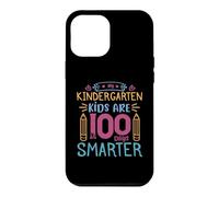 Custodia per iPhone 12 Pro Max My Kindergarten Kids Are 100 Days Smarter Back To School