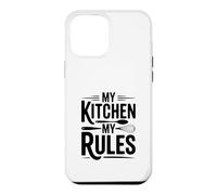 Custodia per iPhone 12 Pro Max My Kitchen My Rules - Citazione divertente per chef in cucina