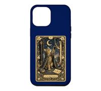 Custodia per iPhone 12 Pro Max Mystic Cat Tarocchi Card Art - Alta Sacerdotessa Felino