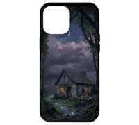 Custodia per iPhone 12 Pro Max Mystical Forest Cottage Dark Academia Cabina incantata