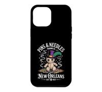 Custodia per iPhone 12 Pro Max Mystical Voodoo Doll New Orleans Pins and Needles Art