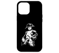 Custodia per iPhone 12 Pro Max Napoleone Bonaparte Suonare Chitarra Design