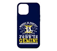 Custodia per iPhone 12 Pro Max Nessuno è perfetto giugno 15 Gemini Birthday Zodiac Oroscopo