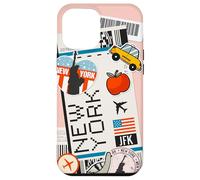 Custodia per iPhone 12 Pro Max New York Travel Pass NYC JFK Adventure
