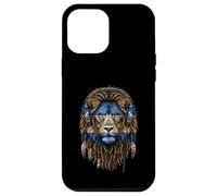 Custodia per iPhone 12 Pro Max Nicaraguan Lion Cuffie Reggae Dreadlocks