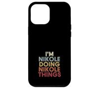 Custodia per iPhone 12 Pro Max Nikole Name Nikole Personalized Name First Given
