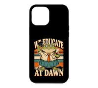 Custodia per iPhone 12 Pro Max Noi educare All'alba Rana Professore Insegnante