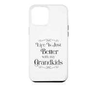 Custodia per iPhone 12 Pro Max Nonna Life Is Just Better With Grandkids regali